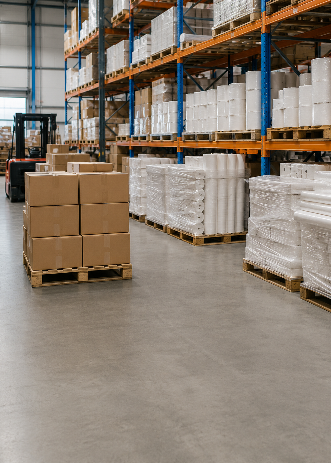 Packaging and warehouse
